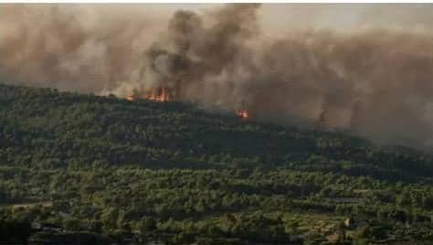 حرائق الغابات في فرنسا تجبر 10 الف شخص على مغادرة قراهم